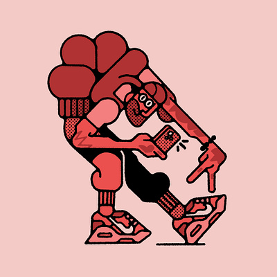 Sneakers character design graphic design illustration meka