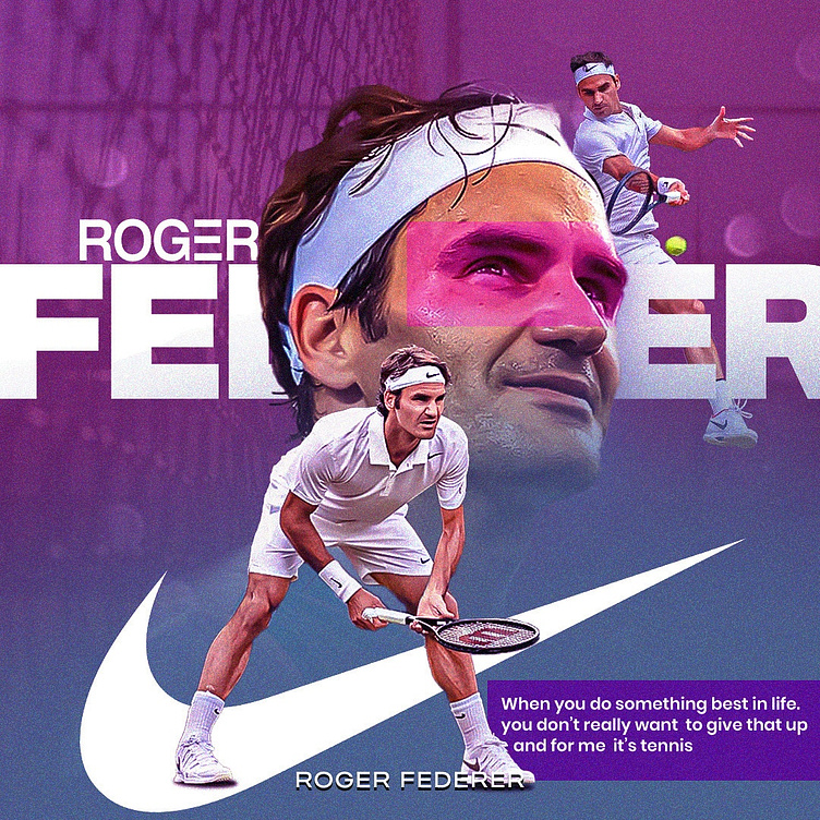 ROGER FEDERER by Samuel Olayiwola on Dribbble