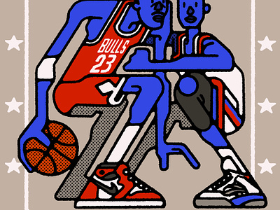 Jordan basketball character design graphic design illustration michael jordan nba