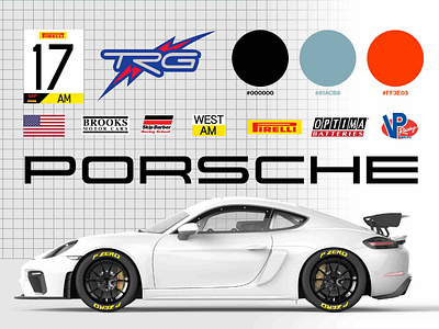 Porsche Cayman GT4 SRO Motorsports Render - Derek DeBoer 3d grand prix studio graphic design porsche rendering sro motorsports