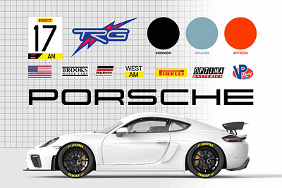 Porsche Cayman GT4 SRO Motorsports Render | Derek DeBoer 3d grand prix studio graphic design porsche rendering sro motorsports