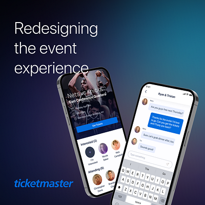 Ticketmaster UX/UI Design app branding design interaction design product design ui ux