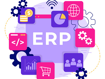 ERP Upgrade: 8 Successful Tips, Process, Guide animation branding design erp erp upgrade illustration upgrade