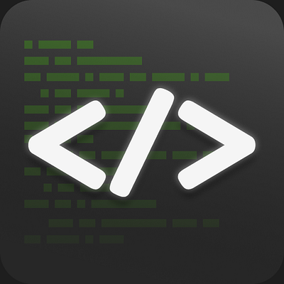 Coding app icon app design graphic design icon ui ux