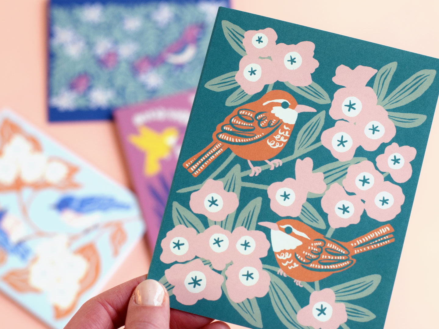 Example of Wren & Rhododendron