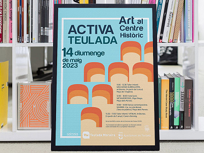 ACTIVA TEULADA art artfestival digitalstudioaltea editorial illustration graphic design poster