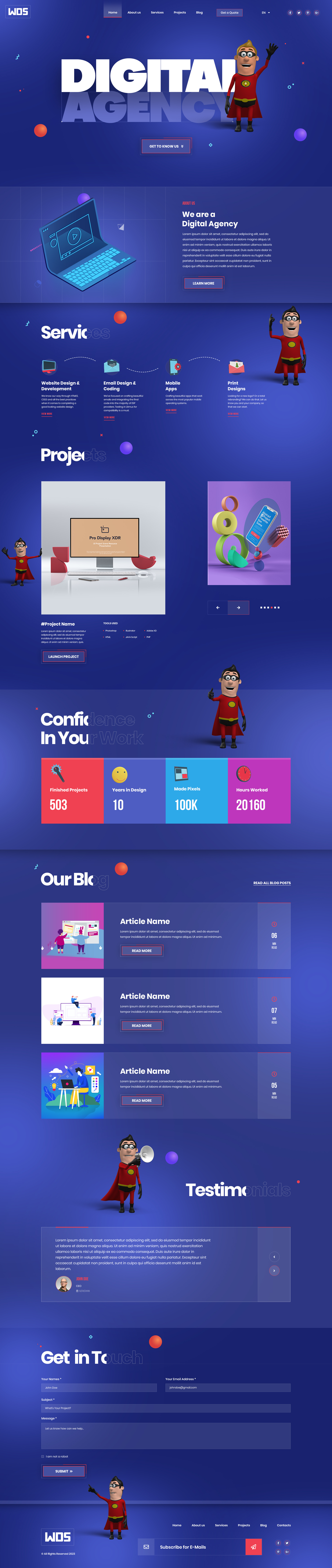 Digital Agency Website Design agency creative design ui ux website website design