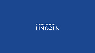 Preserve Lincoln: Branding & Promotion blueprint branding design graphic design illustration logo