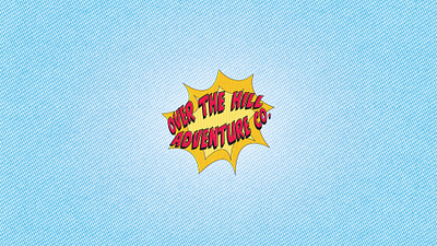 Over the Hill Adventure Co.: Branding & Promotion branding cmyk comic design graphic design halftone illustration logo sunday comics