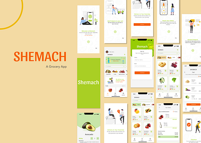 Grocery App app design ui