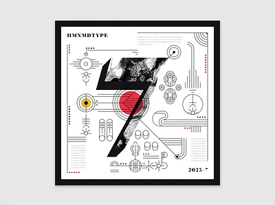 36 Days of Type | 7 (2023) 36days 7 36daysoftype 7 abstract design experimental experiments graphicdesign illustration type typography