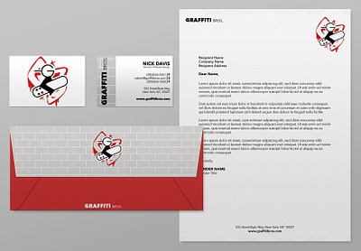 Graffiti Bros. Logo + Business System branding graphic design logo