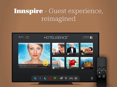 NotchUX, Innspire - Guest experience, reimagined innovation mobile ui mobile ux ui ux web app