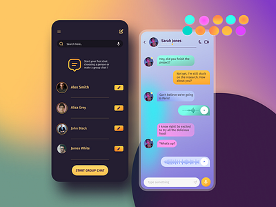 Daily UI 013 : Direct Messaging chat chat app chat ui chatbox daily ui dailyui dailyui13 directmessage figma graphic design mobile app mobile ui ui uiux