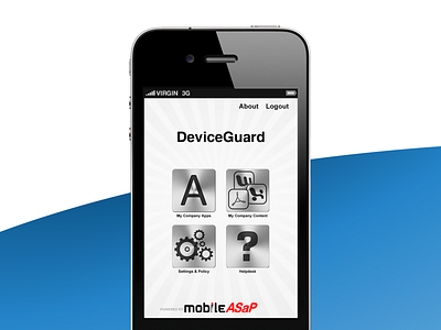 NotchUX > MobileASaP - Mobile device management for Enterprises mobile ui mobile ux mobileasap