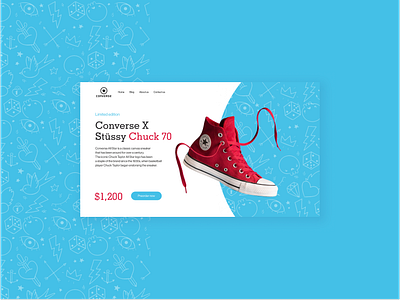 Converse concept branding concept converse design ui web design