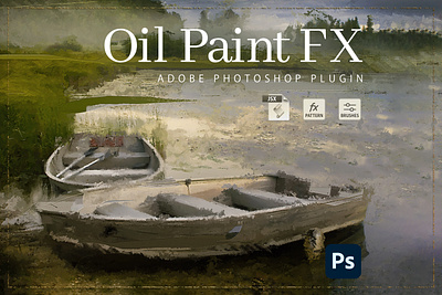 Oil Paint FX Photoshop Plugin ai art digital art fresco impasto oil painting action paint paint art painted photoshop action plugin