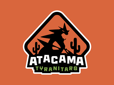 ATACAMA TYRANITARS LOGO branding design graphic design logo