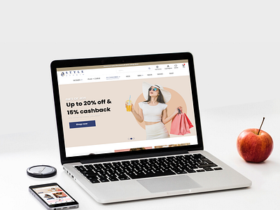 Style Studio | Ecommerce Website design graphic design mockup ui ux