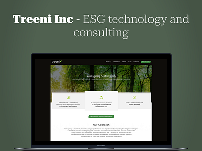 NotchUX > Treeni Inc. - Rebranding, corporate website branding website design website development
