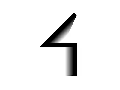 Number 4 | 36 Days of type 4 design four light logo number zip