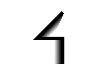 Number 4 | 36 Days of type 4 design four light logo number zip