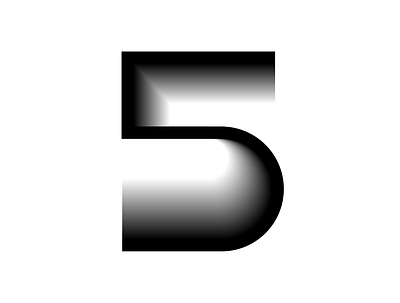 Number 5 | 36 Days of type 5 design five logo number