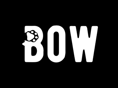 Bow - Dog walking app logo by Keani McDonald on Dribbble