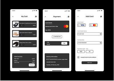 Daily UI Day 2: Credit Card Checkout app design ui ux