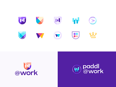 P@W - Subbrand explorations branding company icons logo logos platform slack subbrand wire icons work