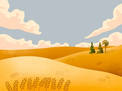 Landscape design drawing graphic design illustration procreate procreate art