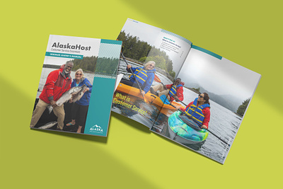 AlaskaHost Training Manual booklet design handbook layout manual print training typography workbook