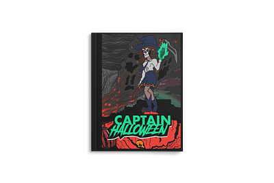 CAPTAIN HALLOWEEN comic comic book graphic design illustration typography