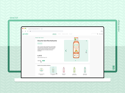 Desktop Product Page Design, 2023 design desktop ecommerce landing page daccueil product page prototype ui uiux design website wireframe