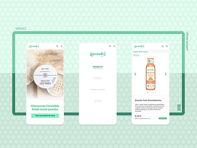 Mobile Product Website Design, 2023 hero page hero section landing page navigation mobile page daccueil page produit product page prototype ui design uiux web development wireframe