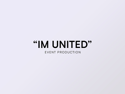 IM united - Event Production design designing event event print event production events gradient graphic design marketing mutlimedia pre production print production web