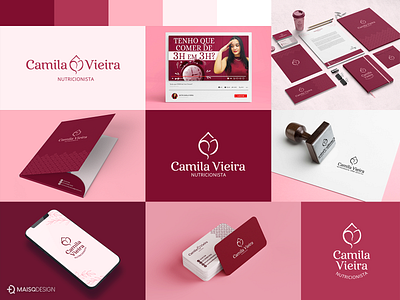 Visual Identity - Nutritionist branding design graphic design identidade visual illustration logo logotipo vector visual identity