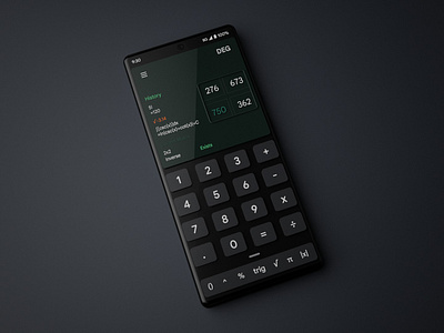 Tix - Scientific Calculator app calculator design mobile retro scientific calculator ti 84 ui uiux wabbitemu