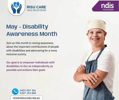 May is Disability Awareness Month accessibility active disability awareness disabled enabled handicap health helping hospital ndis provider in epping wheelchair