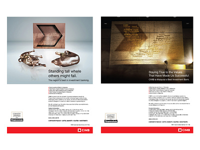 CIMB Awards Advertisement 3d advertisement banking branding campaign creative design graphic design illustration logo