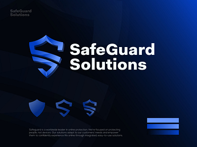 Safeguard Solutions logo design blockchain branding crypto cryptocurrency design encrytion graphic design icon letter s logo logo design logo designer logo mark minimal modern monogram logo new blockchain logo s lettering security logo token