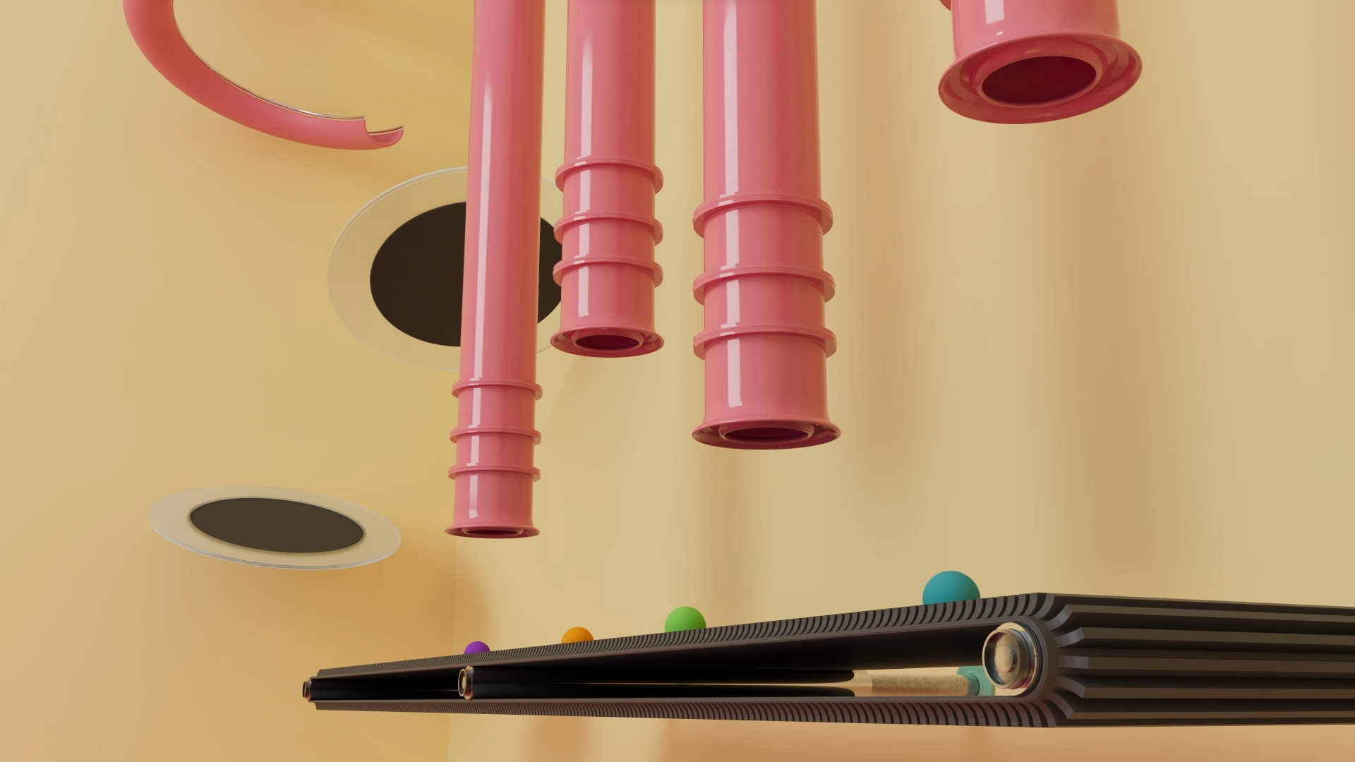 Marble Machine 3d 3d animation 3danimation adobe adobe audition after effects aftereffects animation c4d cinema 4d cinema4d graphic design marble machine marbles mograph motion design motion graphics redshift rube goldberg machine wes anderson