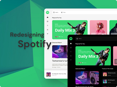 Redesigning Spotify figma redesign spotify ui