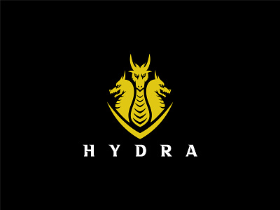 Hydra Logo aquatic lizard dragon head dragon heads dragon logo dragon three head graphic design guardian heracles hydra hydra head logo hydra logo hydra security hydra shield legend lernaean hydra mythological new hydra ocean roman culture top logo