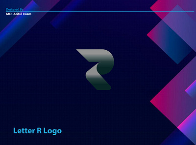 Modern R letter logo design icon illustration letter logo logo r logo unique logo