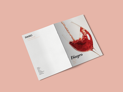 Annual Report: Diageo 2021 design typography