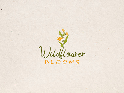 "Wildflower Blooms" Logo Design for a Cosmetics & Beauty Company beauty beauty products brand identity branding colorful cosmetics fashion feminine floral graphic design logo logo design makeup organic skincare wildflower blooms wildflower blooms logo wildflower logo