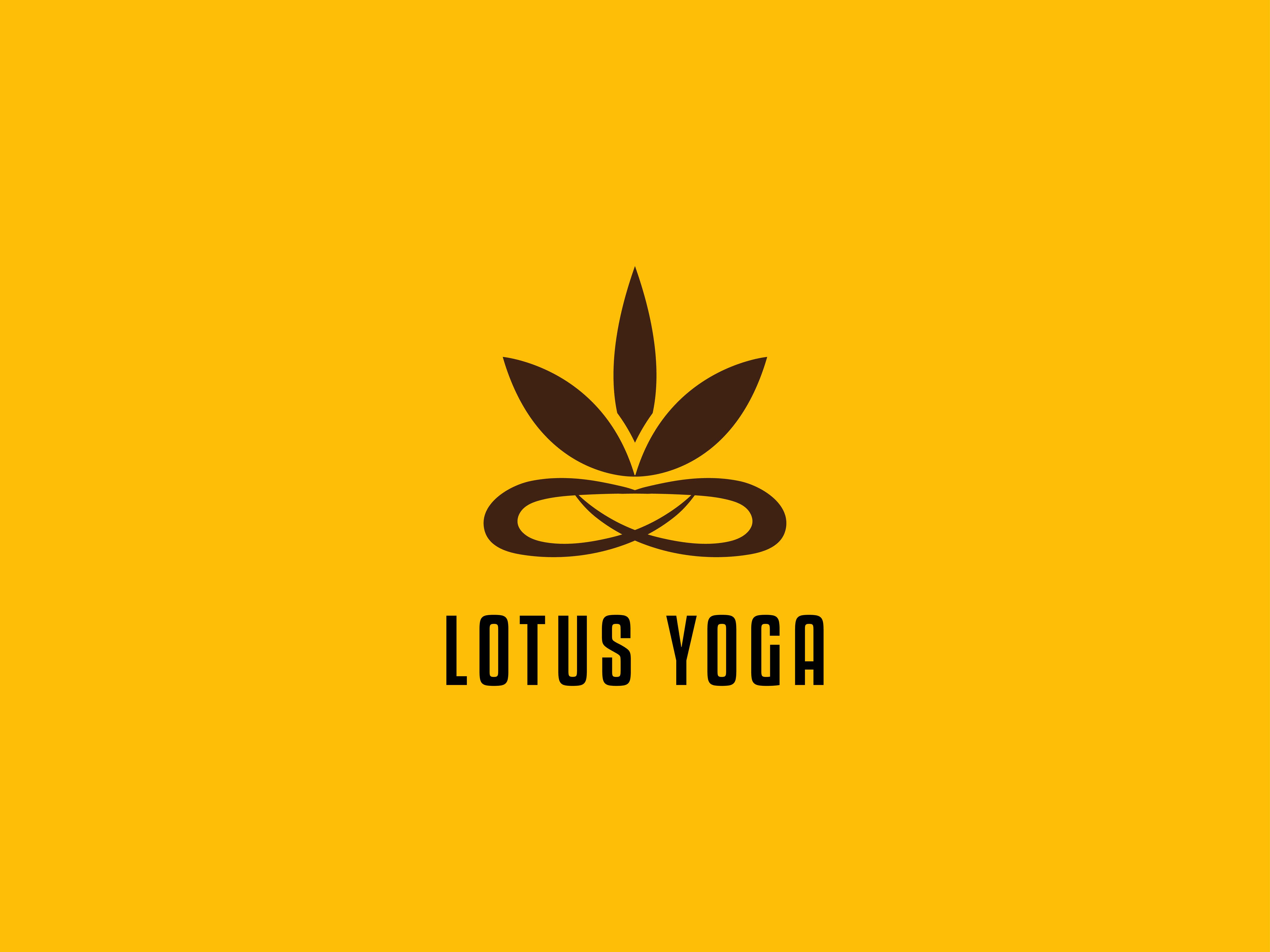 Lotus Yoga logo design by pixivect on Dribbble