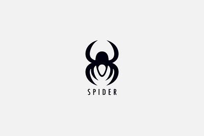 Spider Logo ai animal brand identity branding design for sale icon logo logo design logomark logotype minimal symbol ui vector