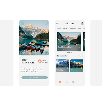 Travel App app design illustration mobile app ui uiux ux